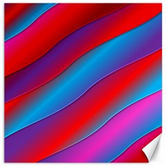 Diagonal Gradient Vivid Color 3d Canvas 16  X 16   by BangZart