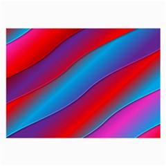 Diagonal Gradient Vivid Color 3d Large Glasses Cloth by BangZart