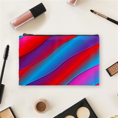 Diagonal Gradient Vivid Color 3d Cosmetic Bag (medium)  by BangZart