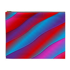 Diagonal Gradient Vivid Color 3d Cosmetic Bag (xl) by BangZart