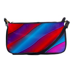 Diagonal Gradient Vivid Color 3d Shoulder Clutch Bags by BangZart