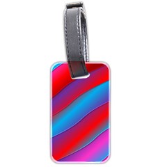 Diagonal Gradient Vivid Color 3d Luggage Tags (two Sides) by BangZart