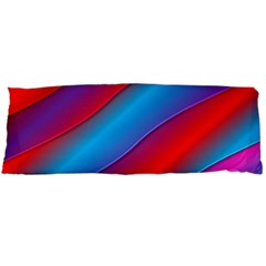 Diagonal Gradient Vivid Color 3d Body Pillow Case (dakimakura) by BangZart