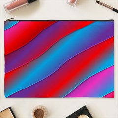 Diagonal Gradient Vivid Color 3d Cosmetic Bag (xxxl)  by BangZart