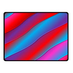 Diagonal Gradient Vivid Color 3d Double Sided Fleece Blanket (small)  by BangZart