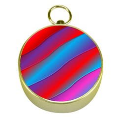 Diagonal Gradient Vivid Color 3d Gold Compasses by BangZart