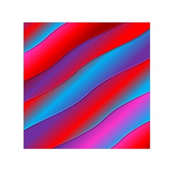 Diagonal Gradient Vivid Color 3d Small Satin Scarf (square) by BangZart