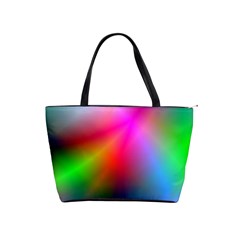 Course Gradient Background Color Shoulder Handbags by BangZart