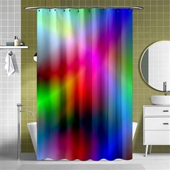 Course Gradient Background Color Shower Curtain 48  X 72  (small)  by BangZart