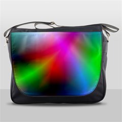 Course Gradient Background Color Messenger Bags by BangZart