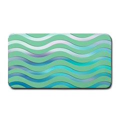 Abstract Digital Waves Background Medium Bar Mats by BangZart