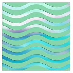 Abstract Digital Waves Background Large Satin Scarf (square) by BangZart