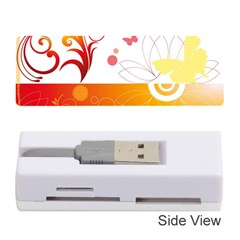 Spring Butterfly Flower Plant Memory Card Reader (stick)  by BangZart