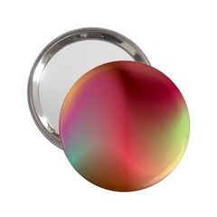 Colorful Colors Wave Gradient 2 25  Handbag Mirrors by BangZart