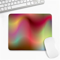 Colorful Colors Wave Gradient Large Mousepads by BangZart