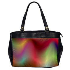 Colorful Colors Wave Gradient Office Handbags by BangZart