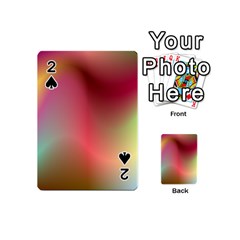 Colorful Colors Wave Gradient Playing Cards 54 (mini)  by BangZart