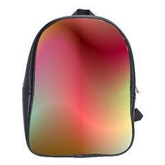 Colorful Colors Wave Gradient School Bag (xl) by BangZart