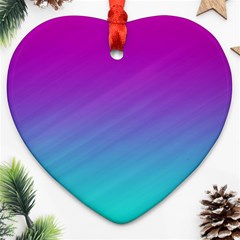 Background Pink Blue Gradient Ornament (Heart)