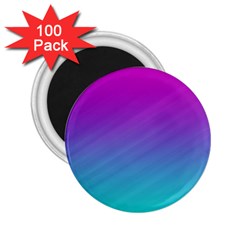 Background Pink Blue Gradient 2.25  Magnets (100 pack) 