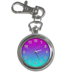 Background Pink Blue Gradient Key Chain Watches