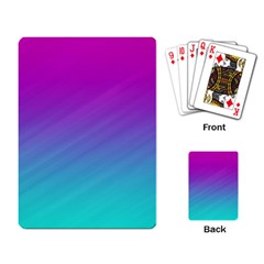 Background Pink Blue Gradient Playing Card