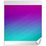 Background Pink Blue Gradient Canvas 8  x 10  8.15 x9.66  Canvas - 1