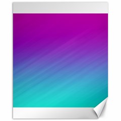 Background Pink Blue Gradient Canvas 16  x 20  