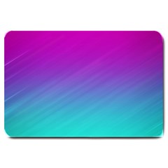 Background Pink Blue Gradient Large Doormat 