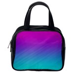 Background Pink Blue Gradient Classic Handbags (One Side) Front