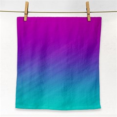 Background Pink Blue Gradient Face Towel