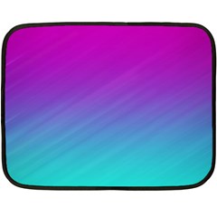 Background Pink Blue Gradient Fleece Blanket (Mini)