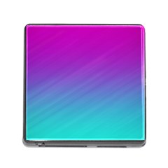 Background Pink Blue Gradient Memory Card Reader (Square)