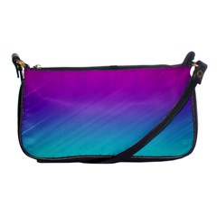 Background Pink Blue Gradient Shoulder Clutch Bags by BangZart