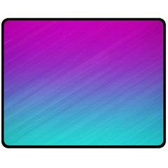 Background Pink Blue Gradient Fleece Blanket (Medium) 