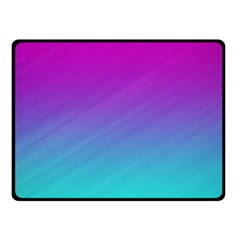 Background Pink Blue Gradient Fleece Blanket (Small)