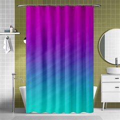 Background Pink Blue Gradient Shower Curtain 48  x 72  (Small) 