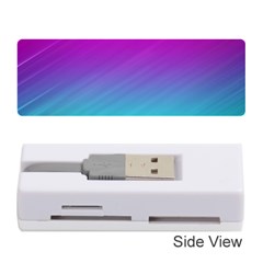 Background Pink Blue Gradient Memory Card Reader (Stick) 