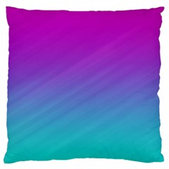 Background Pink Blue Gradient Large Cushion Case (two Sides) by BangZart