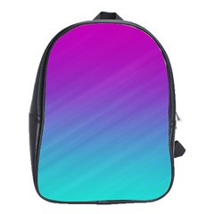 Background Pink Blue Gradient School Bag (xl) by BangZart