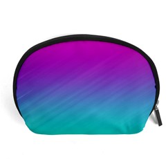 Background Pink Blue Gradient Accessory Pouches (Large) 