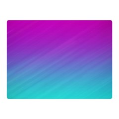 Background Pink Blue Gradient Double Sided Flano Blanket (Mini) 