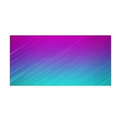 Background Pink Blue Gradient Yoga Headband by BangZart