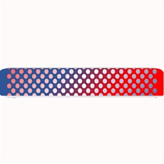 Dots Red White Blue Gradient Small Bar Mats by BangZart