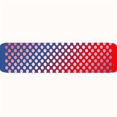 Dots Red White Blue Gradient Large Bar Mats by BangZart