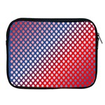 Dots Red White Blue Gradient Apple iPad 2/3/4 Zipper Cases Front