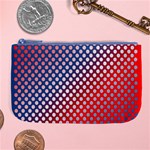 Dots Red White Blue Gradient Large Coin Purse Front