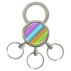 Background Course Abstract Pattern 3-ring Key Chains by BangZart