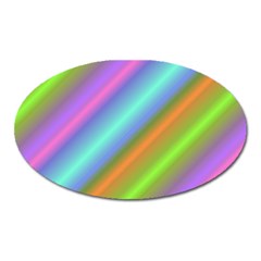 Background Course Abstract Pattern Oval Magnet by BangZart