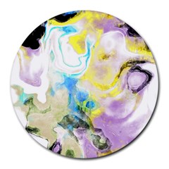 Watercolour Watercolor Paint Ink Round Mousepads by BangZart